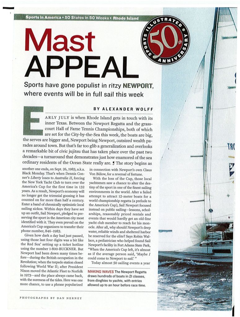Sail Newport Makes <i>Sports Illustrated</i> National Coverage